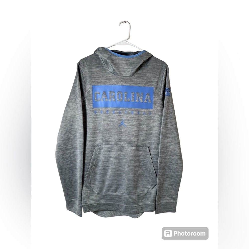 Jordan Men's Carolina‎ Tarheels Hoodie w/ Kangaroo Pocket Size Small Gray